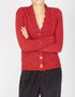 IrelandsEye Horseshoe Aran Cardigan | Chilli