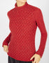 IrelandsEye Women's Trellis Aran Sweater | Chilli