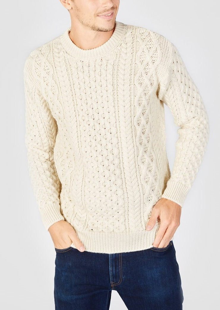 IrelandsEye Aran Sweater | Natural