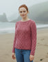 Lambay Aran Sweater | Rosa Pink