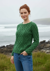 Lambay Aran Sweater | green