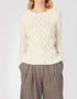 IrelandsEye Lambay Aran Pullover für Damen | Natürlich