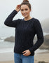 Lambay Aran Sweater | Navy