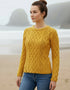 Lambay Aran Sweater | Sunflower