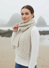 IrelandsEye Luxe Aran Scarf | Chalkstone