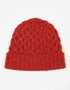 Luxury Aran Hat - Irish Wool & Cashmere Blend | Chilli Red