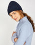 IrelandsEye Luxe Aran Hat | Rich Navy