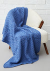 IrelandsEye Cashmere Merino Aran Throw | Marina