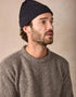 IrelandsEye Merino-Mütze mit Rippenmuster | Marineblau