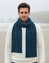 IrelandsEye Luxe Ribbed Scarf | Blue Marl