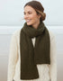 IrelandsEye Luxe Ribbed Scarf | Loden
