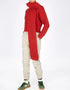 Luxe Ribbed Cashmere Merino Scarf | Chilli