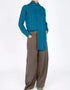 Luxe Ribbed Cashmere Merino Scarf | Teal Harbour