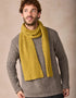 Luxe Cashmere Merino Ribbed Scarf | Lichen