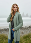 IrelandsEye Women's Kilcoole Coatigan | Sage Marl