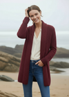 IrelandsEye Women's Kilcoole Coatigan | Claret