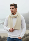 IrelandsEye Ribbed Merino Scarf | Natural