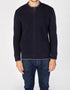 IrelandsEye Zipped Ribbed Cardigan | Navy