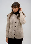 Aran Lumber Cardigan | Parsnip