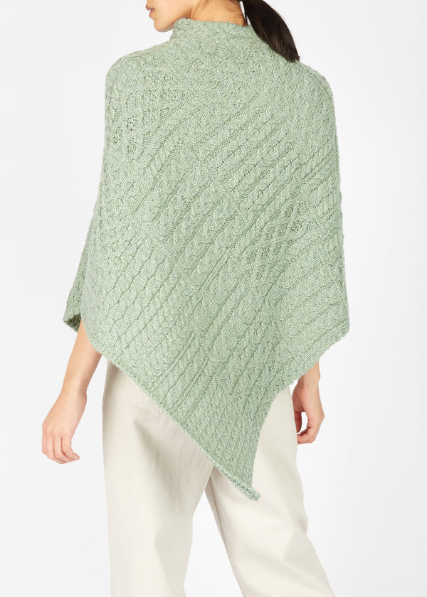 IrelandsEye Poncho | Sage Marl