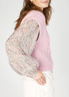 IrelandsEye Women's V Neck Aran Vest | Pink