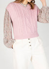 IrelandsEye Women's V Neck Aran Vest | Pink