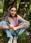 IrelandsEye Women's V Neck Aran Vest | Pink