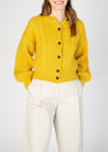 IrelandsEye Cropped Aran Cardigan | Sunflower
