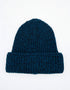 Zinnia Chunky Knit Merino Wool Hat | Petrol Marl