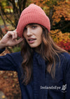 IrelandsEye Chunky Knit Hat | Salmon