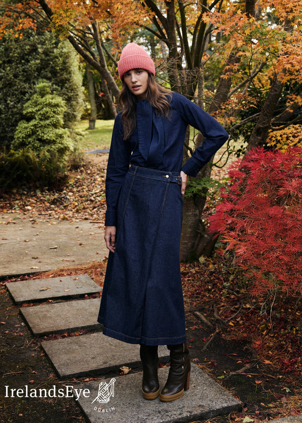 IrelandsEye Chunky Knit Hat | Salmon