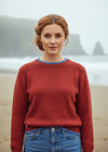 Slaney Crew Neck Sweater | Chilli