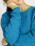 Irelandseye Slaney Crew Neck Sweater | Blue - Clearance