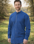 Civilian Men's Grandfather Shirt | Dusty Blue