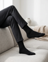 Wild Donegal Cashmere Blend Socks | Black