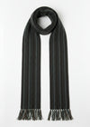 Mucros Alpaca Scarf | Charcoal Green