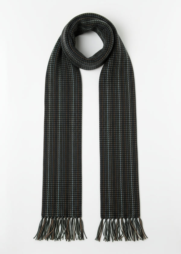 Mucros Alpaca Scarf | Charcoal Green