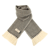 Mucros Alpaca Scarf | natural heringbone
