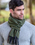 Mucros Alpaca Scarf Green Mix | Irish Made Luxury Wool Scarf