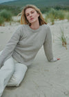 Aoife Merino Wool Crewneck Sweater | Oatmeal