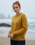 Aoife Merino Wool Crewneck Sweater | Yellow