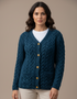 Aran Button-Up Cable Knit Cardigan | Atlantic - Clearance