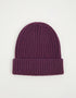 Aran Donegal Fleck Wool Hat - Bordeaux