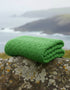 Aran Honeycomb Blanket | Green - Clearance