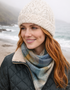 Aran Merino Wool Hat - Traditional Irish Cable Knit | Cream