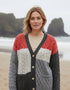 Aran Patchwork Cardigan