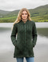 Aran Plated Scallop Jacket | Green