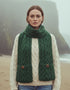 Aran Pocket Scarf | Green