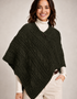 Aran-Poncho aus reiner Wolle | Skiddaw – Abverkauf
