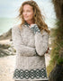 Aran Women's Celtic Design Sweater | Oatmeal